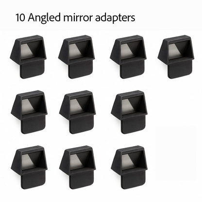 Pack of 10 Angled Mirror Adapter for Barcode Scanners (TC22 / TC25 / TC26 / TC27 / TC78)