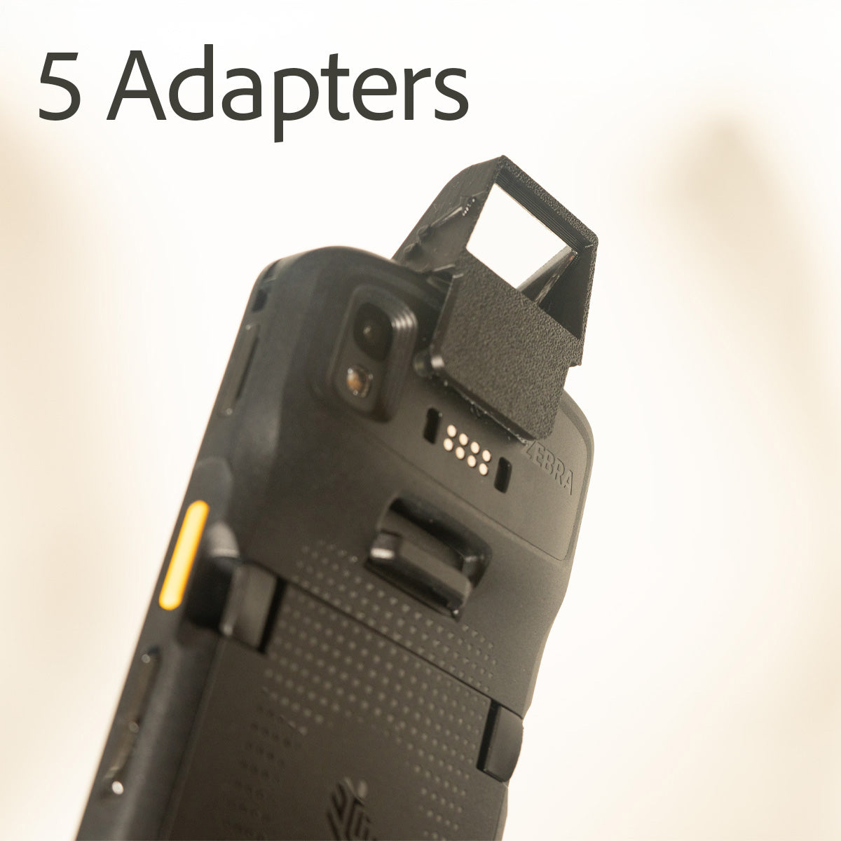 Pack of 5 Angled Mirror Adapter for Barcode Scanners (TC22 / TC25 / TC26 / TC27 / TC78)